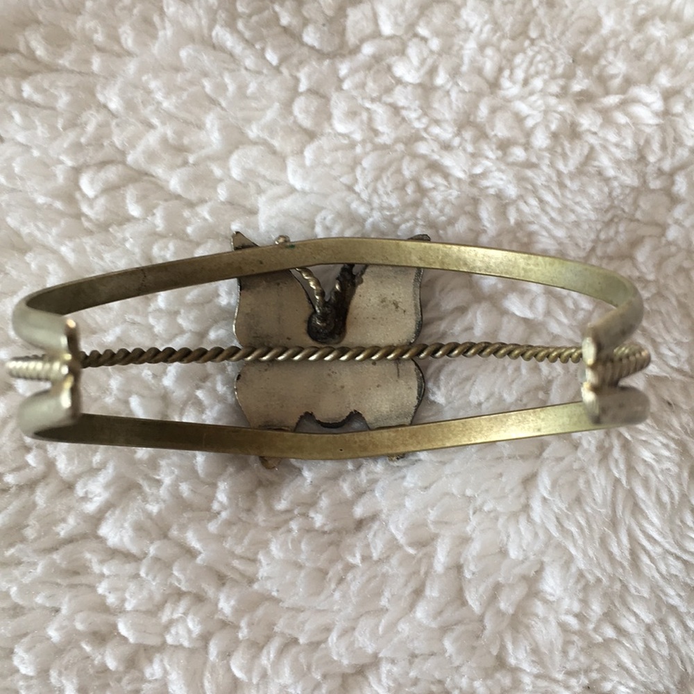 Silver Abalone Inlay Bracelets - image 5